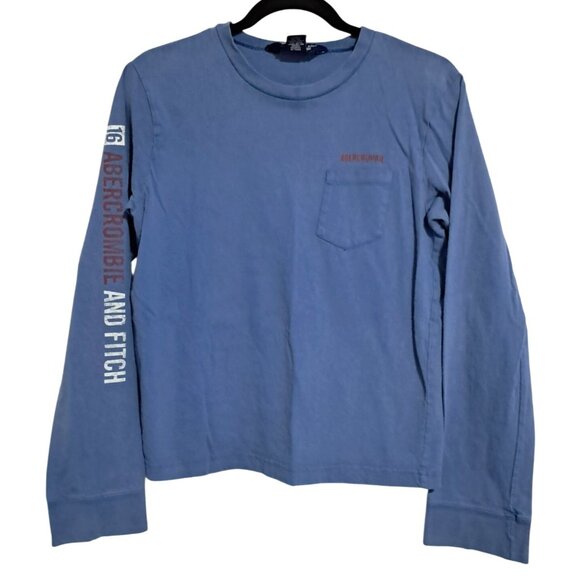Vintage 1892 Abercrombie & Fitch Blue Mens M Long Sleeve Shirt - Picture 4 of 8